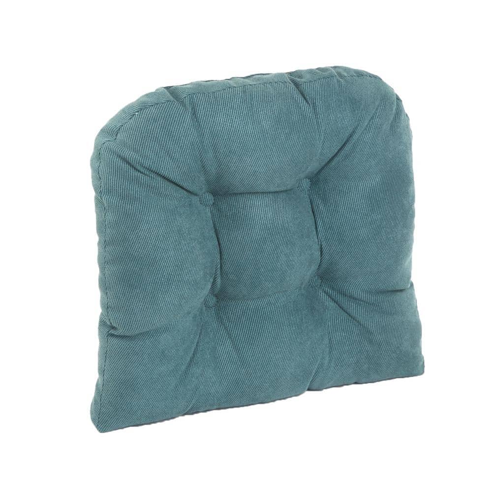 Fluffy Memory Foam 16 x 16 Non Slip Chair Cushion Pad 6 Pack - Teal