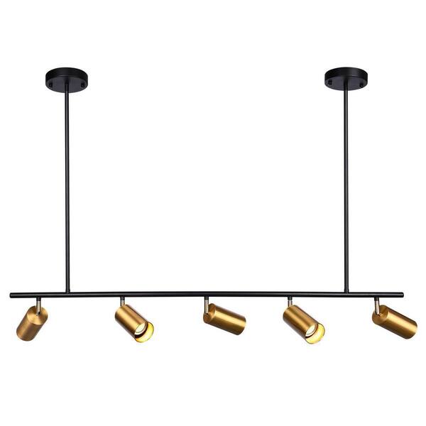 RRTYO Vortex 4 ft. Gold Fixed Track Lighting Kit 81010000002768