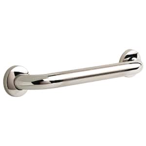 Lahara 24 in. x 1-1/4 in. Concealed Screw ADA-Compliant Decorative Grab Bar in Bright Stainless
