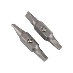 #2 Square and 3/16 in. Slotted Replacement Bits (2-Piece)
