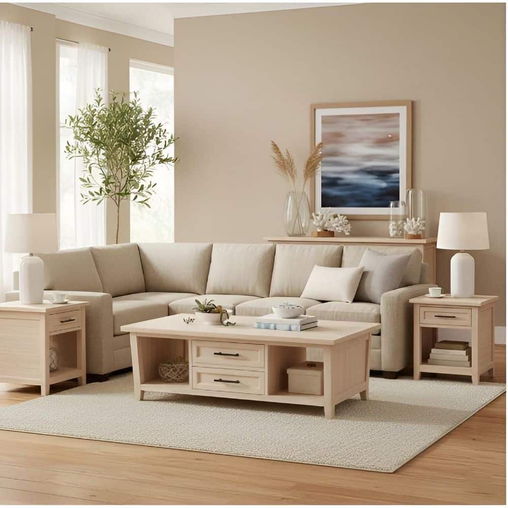 Sanibel Solid Wood Coffee Table