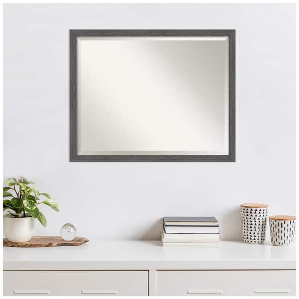 LaRue Black Framed Wall Mirror Bed Bath Beyond 33973540, 54 OFF
