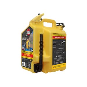 5 Gallon Diesel Type II Safety Can Yellow with Rotating Flexible Spout