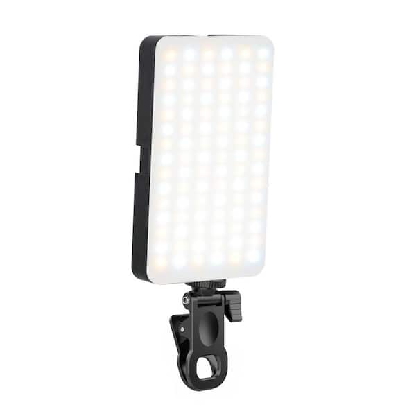 1. 38 in. White Ring Light with 90 LEDs 3 Light Modes 10 Brightness Levels Adjustable Soft Fill for Phone Camera