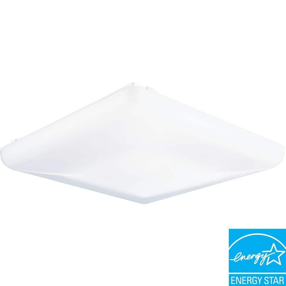 UPC 745974152460 product image for 2-Light White Low-Profile Wall/Ceiling Flush Mount | upcitemdb.com