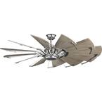 Springer 60 in. 12-Blade Antique Nickel Ceiling Fan