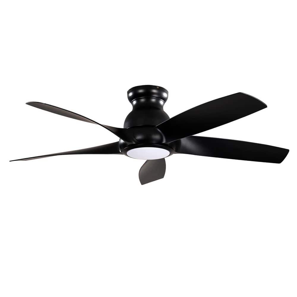 56 in. Modern Industrial Black Ceiling Fan with LED Light, Silent DC Motor and Remote Control for Bedroom, Living Room price history on PriceWatchPro