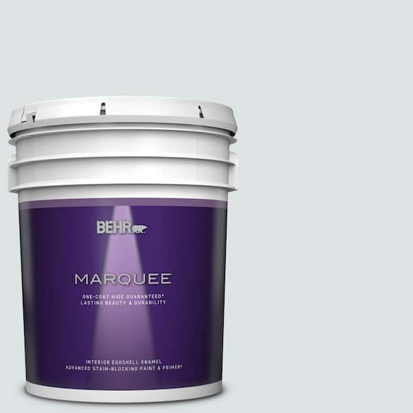 BEHR MARQUEE 5 gal. #MQ3-27 Etched Glass One-Coat Hide Eggshell Enamel Interior Paint & Primer