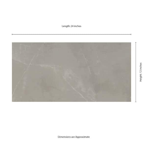 MSI Madison Celeste 12 in. x 24 in. Matte Porcelain Stone