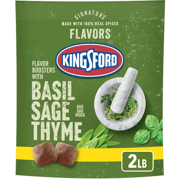 Kingsford 2 lbs. BBQ Smoker Flavor Boosters with Basil Sage and Thyme
