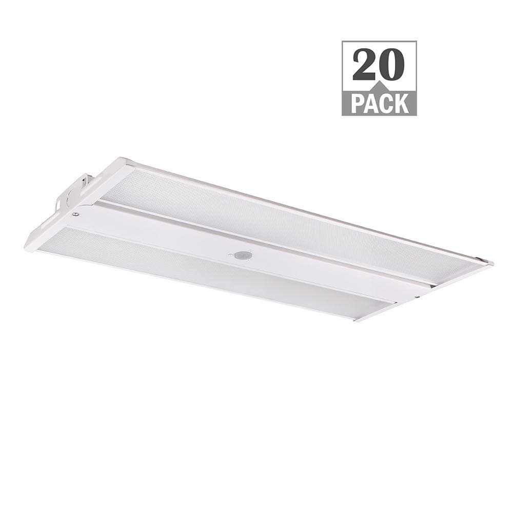 20-Pack 2 ft. 400-Watt Equivalent Thin Profile LED Dimmable White High Bay Light 4000K 5000K 23,500LM Workshop Garage price history on PriceWatchPro