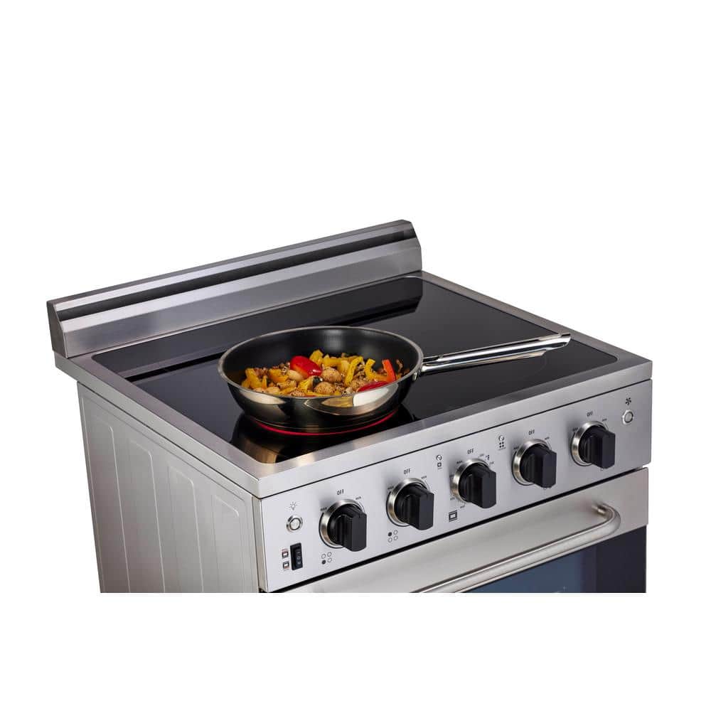 Prestige 24" Stainless Steel Freestanding Electric Convection Range