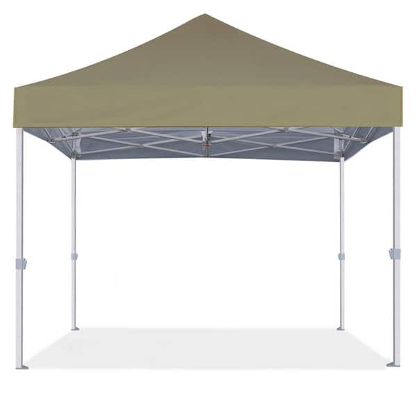 Terracemaster Commercial 10 ft. x 10 ft. Purple Pop Up Canopy Tent with Roller Bag