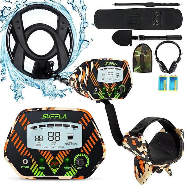 Professional Gold Detector for Adults Waterproof,Higher Accuracy Metal Detectors, 11 in. Coil Metales Silver Coil Finder