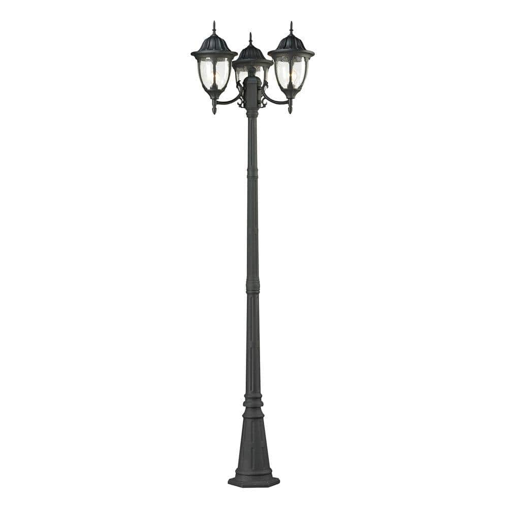 Titan Lighting Covent Garden Collection 3-Light Textured Matte Black ...