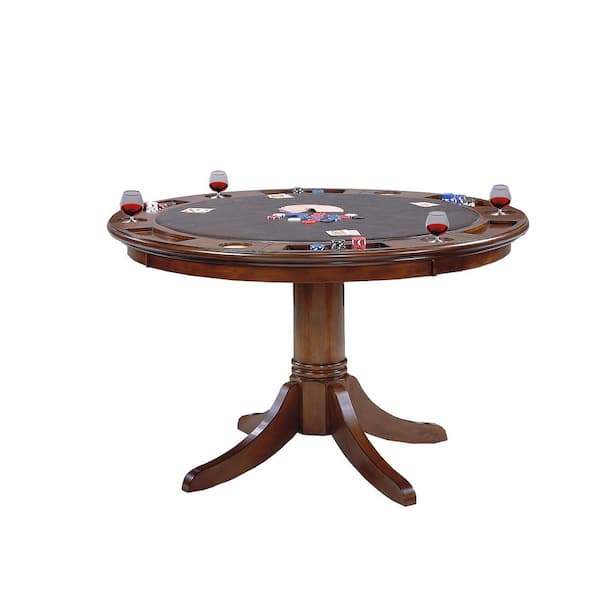 Hillsdale Furniture Warrington Game Table in Rich Cherry