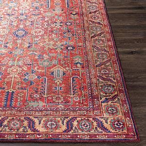 Rawle Red 9 ft. x 12 ft. Area Rug