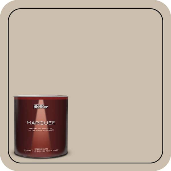 BEHR MARQUEE 1 qt. Home Decorators Collection #HDC-AC-10 Bungalow Beige Matte Interior Paint & Primer