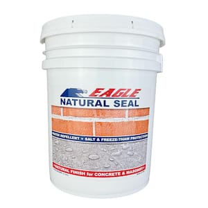 5 Gal. Natural Seal Penetrating Clear Water-Based Concrete and Masonry Water Repellant Sealer and Salt Repellant