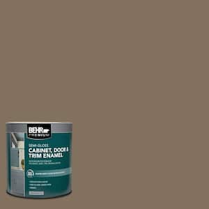 1 qt. #PPU5-04 Mocha Latte Semi-Gloss Enamel Interior/Exterior Cabinet, Door & Trim Paint