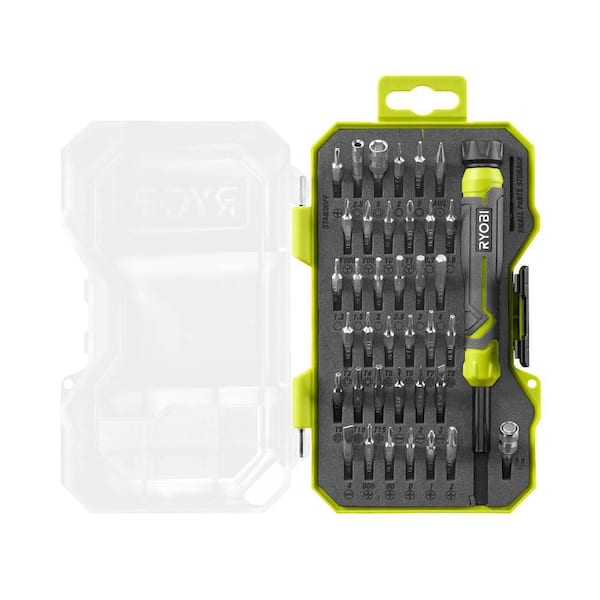 RYOBI 38-Piece Precision Screwdriver Set RHSDP03 - The Home Depot