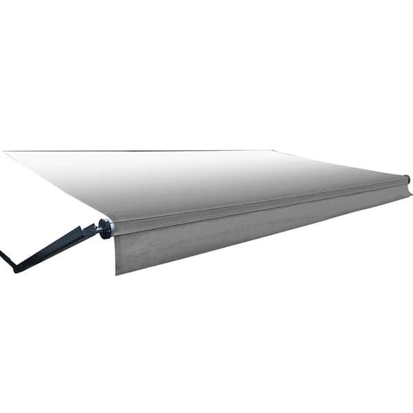 9 '2 Heavy Duty Waterproof Vinyl Universal RV Awning Fabric Replacement Grey Fade for Camper Trailer Motorhome