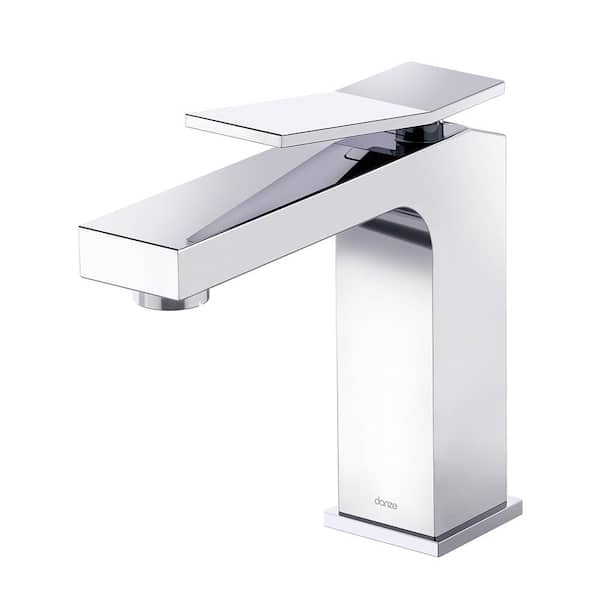 Gerber Avian 1-Handle Deck Mount Bathroom Faucet with Metal Touch Down Drain in Chrome
