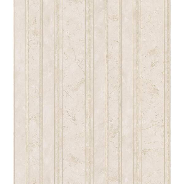 Brewster Marble Stripe Neutral Wallpaper Sample