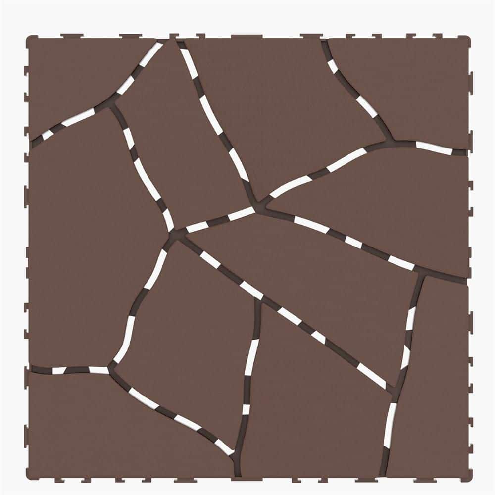 Quick Deck Tile, 1 ft. x 1 ft. All Weather Plastic Outdoor Waterproof Inter