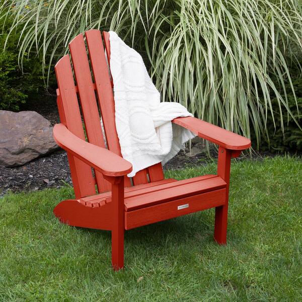 Highwood Classic Wesport Rustic Red Recycled Plastic Adirondack