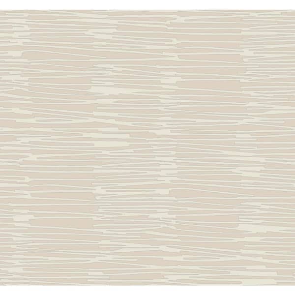 York Wallcoverings Pink and Silver Water Reed Thatch Textured Non-Pasted Paper Wallpaper