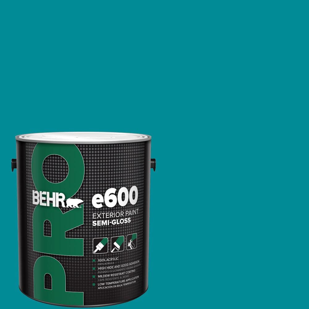 1 gal. #510B-7 Empress Teal Semi-Gloss Exterior Paint price history on PriceWatchPro