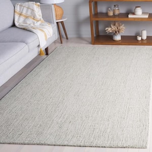 Abstract Sage/Ivory 3 ft. x 5 ft. Geometric Speckled Area Rug