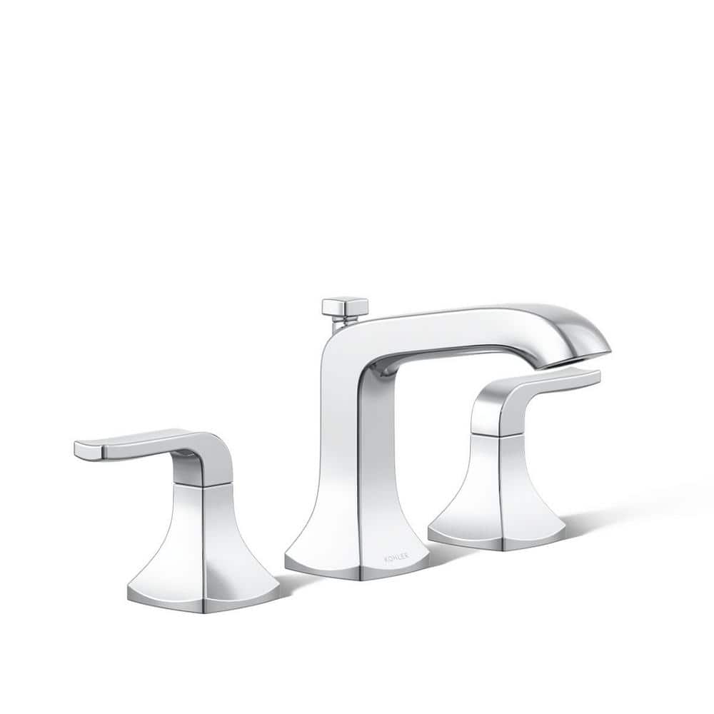 KOHLER Rubicon 8 in. Widespread 2-Handle Bathroom Faucet in
