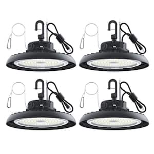 AIKVSXER 43200 Lumen Black LED UFO High Bay Light for Warehouse