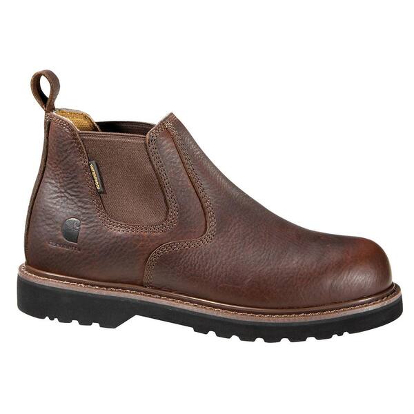 Carhartt Men's Romeo Waterproof 6'' Work Boots - Steel Toe - Brown Size 8.5(M)