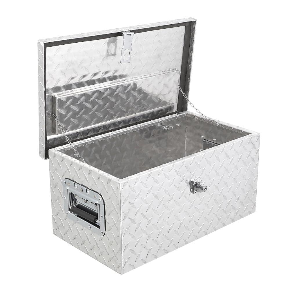 20 in Aluminum Truck Tool Box, Diamond Plated Tool Box with Side Handle and Lock Keys, Storage Toolbox Chest Organizer price history on PriceWatchPro