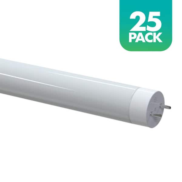 Simply Conserve 14-Watt/32-Watt Equivalent 4 ft. Linear T8 Hybrid Type A/B LED Tube Light Bulb, Daylight 5000K (25-Pack)