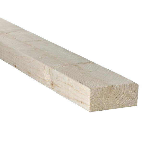 Unbranded 2 in. x 4 in. x 10 ft. Standard and Better Kiln-Dried Heat Treated Spruce-Pine-Fir Lumber