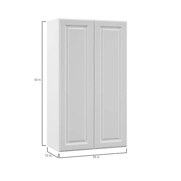 Fashion White - Double Door Wall Cabinet | 42W x 42H x 12D