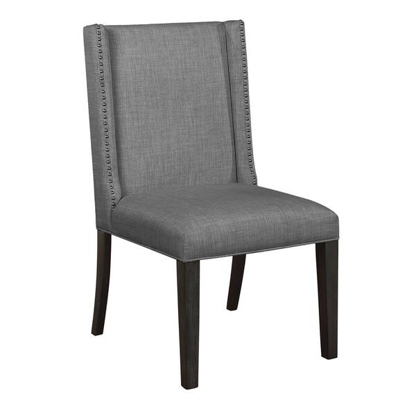 Best Master Furniture Mia Gray Parson Chairs (Set of 2)