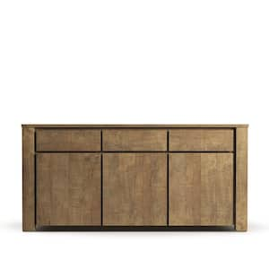 Teca 75 in. Natural Wood Dining Buffet