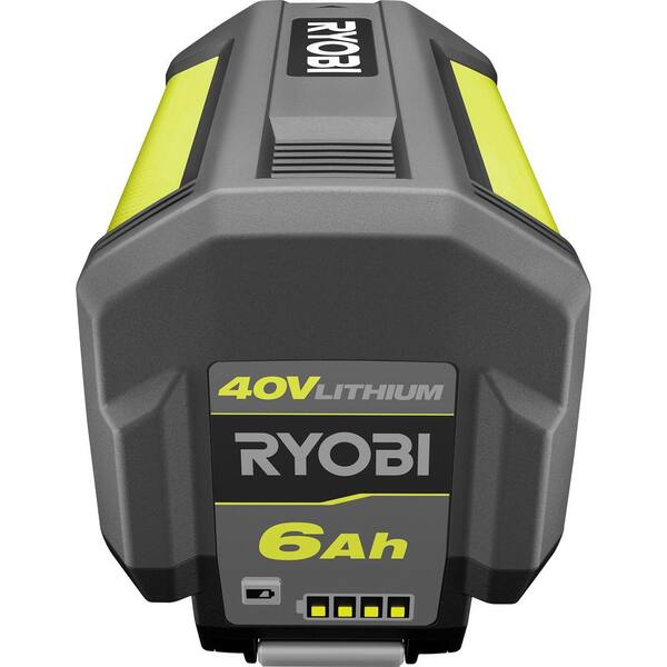 Ryobi 40V Lithium-Ion 6.0 Ah High Capacity Battery and Rapid Charger Kit