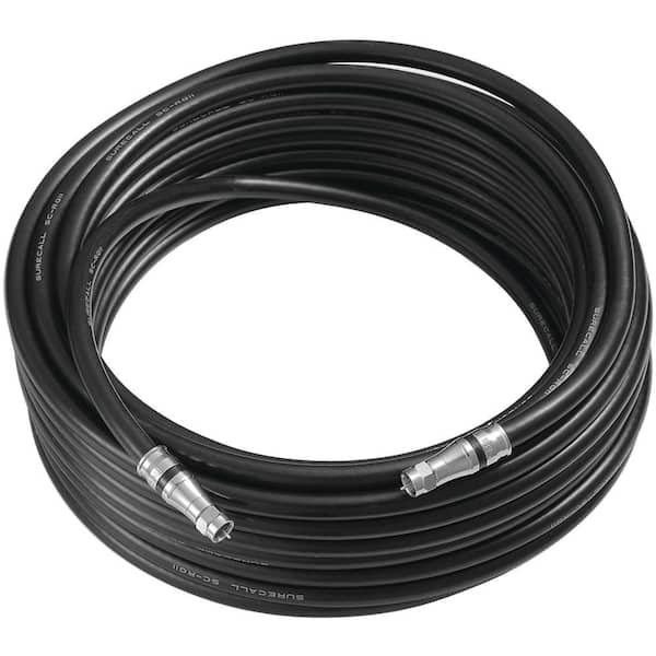 Surecall 50 ft. RG11 Coax Cable, Black