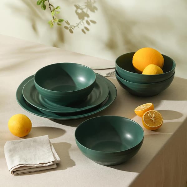 Stoneware Dinnerware Walmart Ceramic Dinnerware Plate Sets Walmart STONE  LAIN Orbit 16-Piece