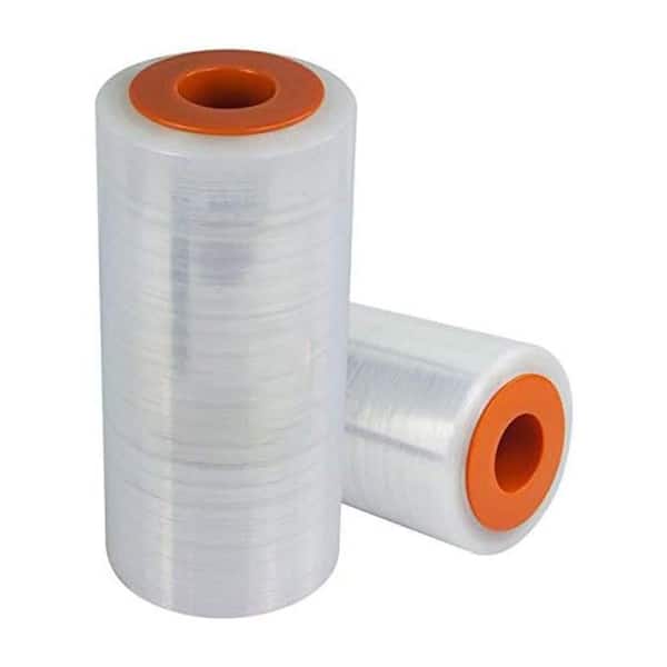 Heavy Duty Stretch Film Wrap 9 x 1000 ft. 80 Gauge Clear Cling Mini Shrink Wrap Roll for Moving Packing
