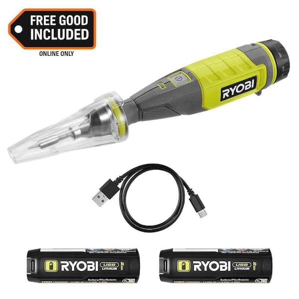 USB Lithium Soldering Pen Kit with USB Lithium 2.0 Ah Rechargeable Battery