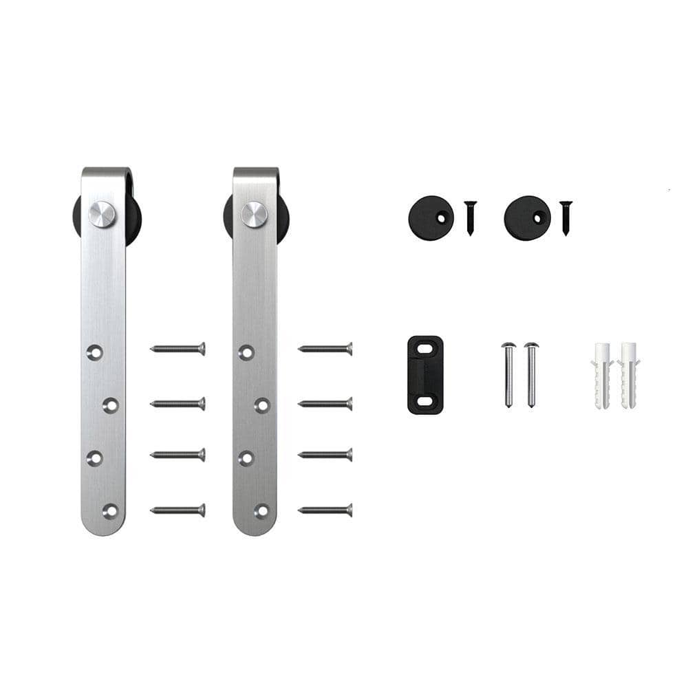 Stainless Steel Classic Strap Additional Rollers Mini Sliding Furniture Barn Doors price history on PriceWatchPro