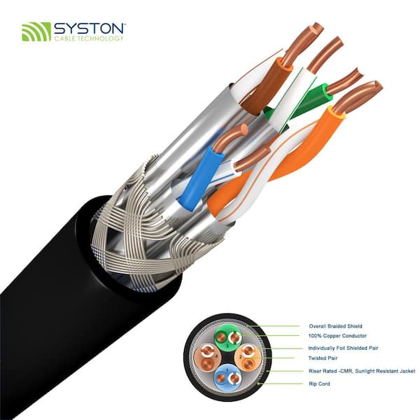 Shielded 24AWG Cat 8 Network Cables