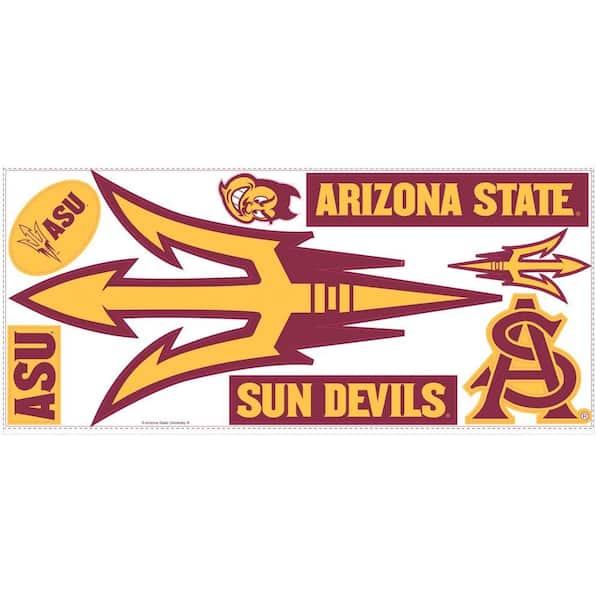 RoomMates Arizona State Unversity Giant Peel and Stick Wall Decals-DISCONTINUED